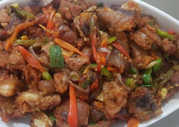 Peppered Goat Meat